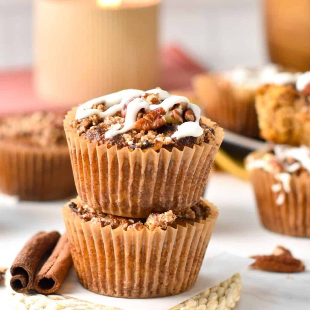 Almond Flour Pumpkin Muffins - Sweet as Honey