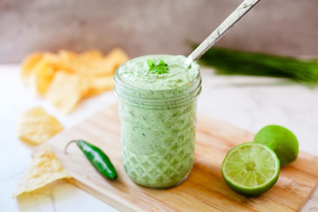 Creamy Coriander Lime Sauce | Hilda's Kitchen Blog
