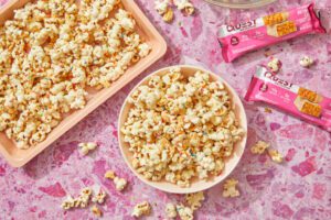 Crispy Birthday Cake Popcorn Recipe