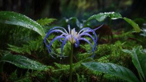 Do blue spider lilies exist? What flower is the closest to them?