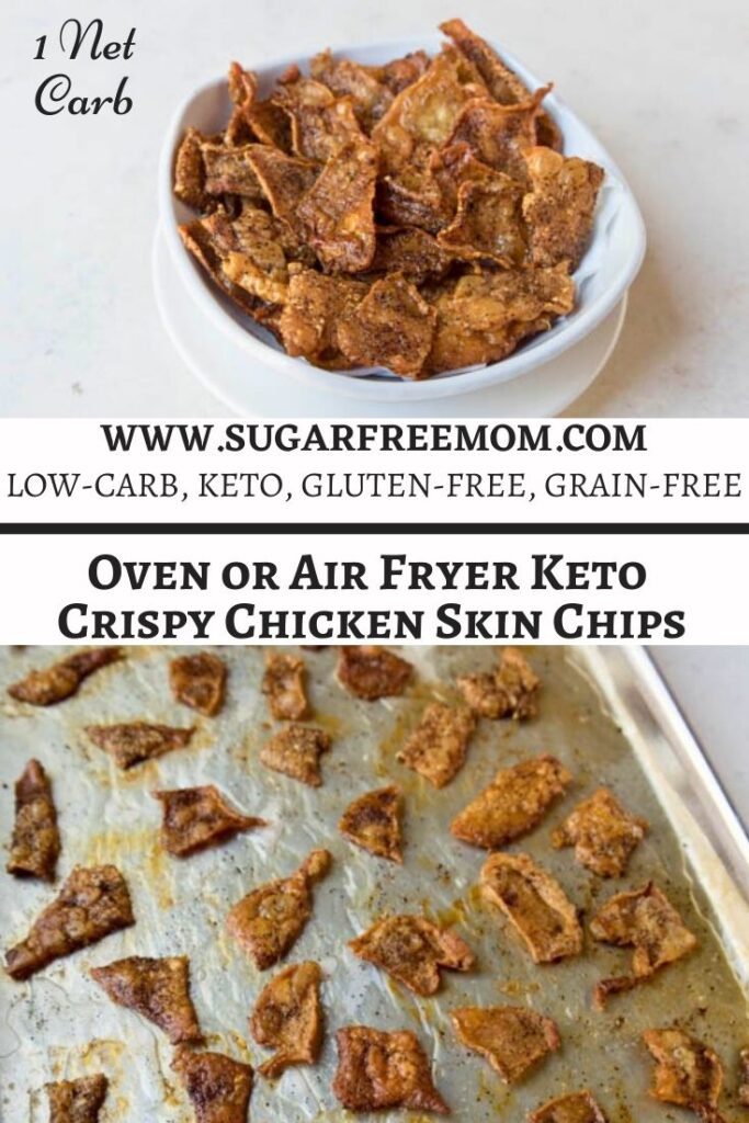 Keto Crispy Chicken Skin Chips (Oven or Air Fryer)