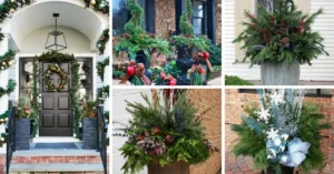 20 great ideas for winter planters to decorate your front porch