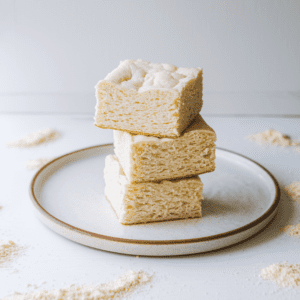 Fluffy Cinnamon Coconut Flour Cake Bars (High Protein + Grain Free)
