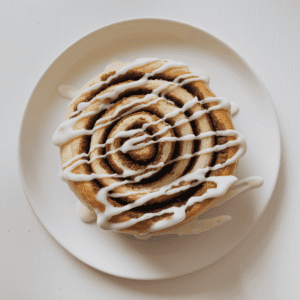 Healthy High Protein Cinnamon Roll Servings (Gluten Free + Vegan Options)