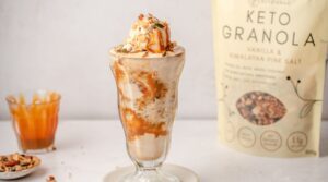 Salted Caramel Keto Sundae - Keto Hana