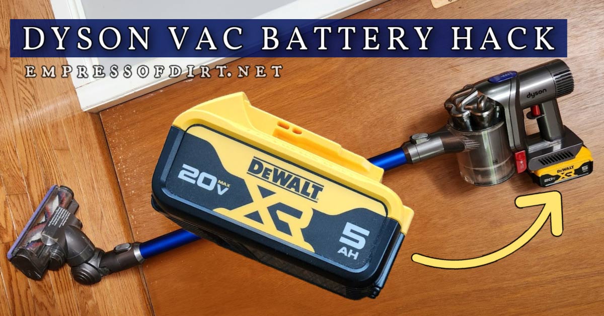 Give your Dyson vacuum cleaner new life with this battery hack
