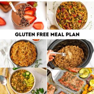 Gluten-free meal plan week 1