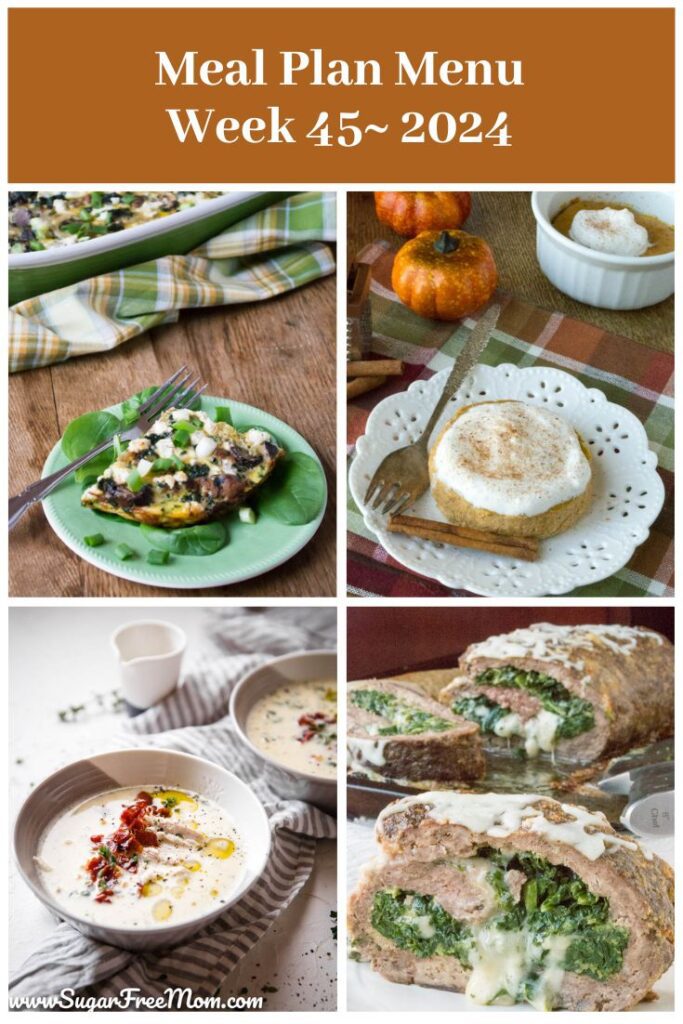 Low Carb Keto Diet Intermittent Fasting Meal Plan Week 45