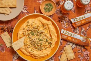 Quest pumpkin pie feta dip