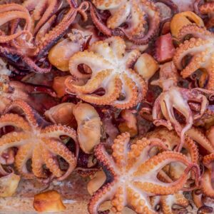 Smoked octopus recipe | Homemade smoked baby octopus