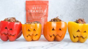 Halloween stuffed peppers | Photo Ketohana recipe