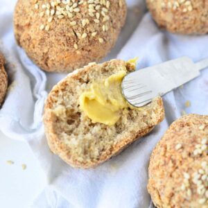 Keto bread rolls (gluten-free, dairy-free)