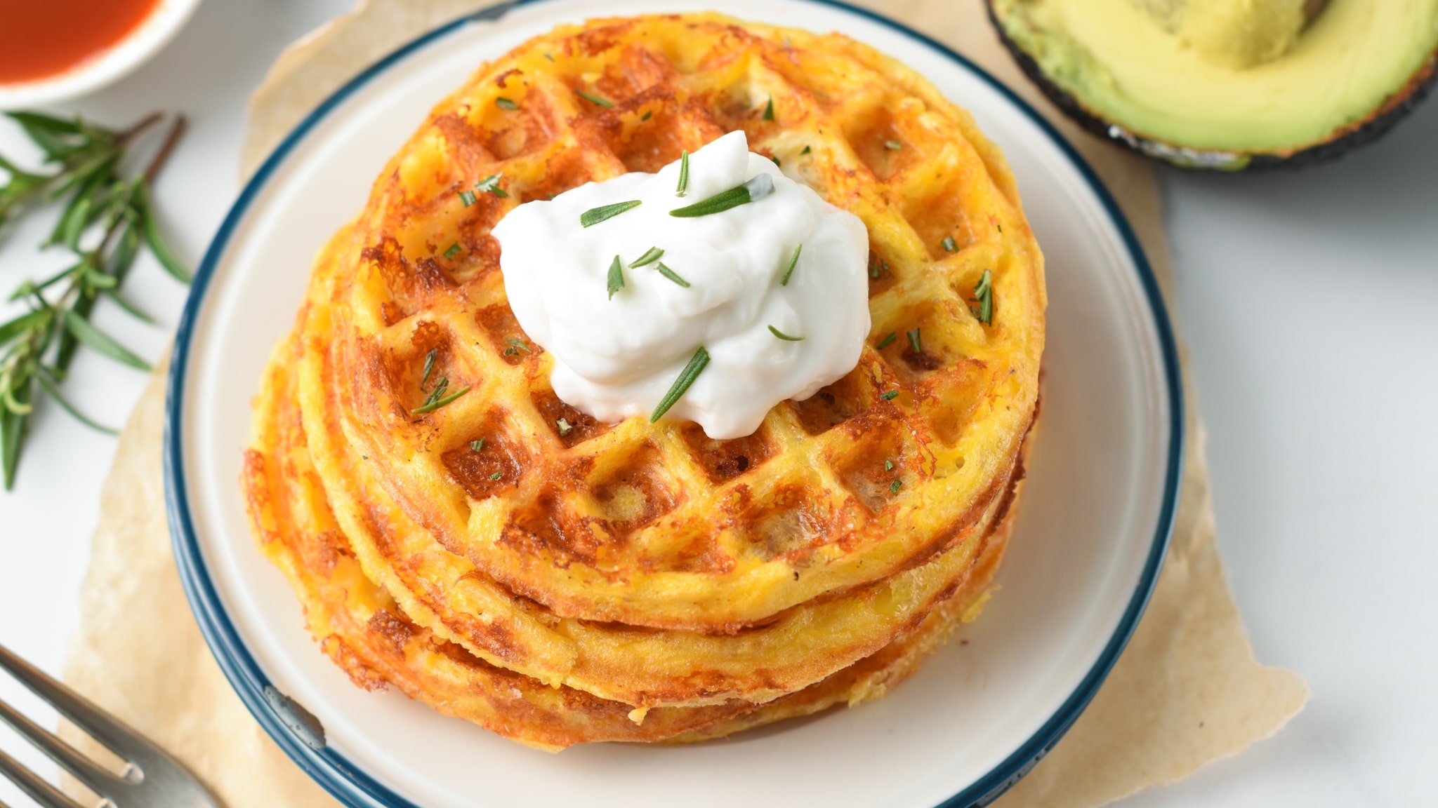 Two-Ingredient Chaffle (Keto, Flourless) - Sweet as Honey