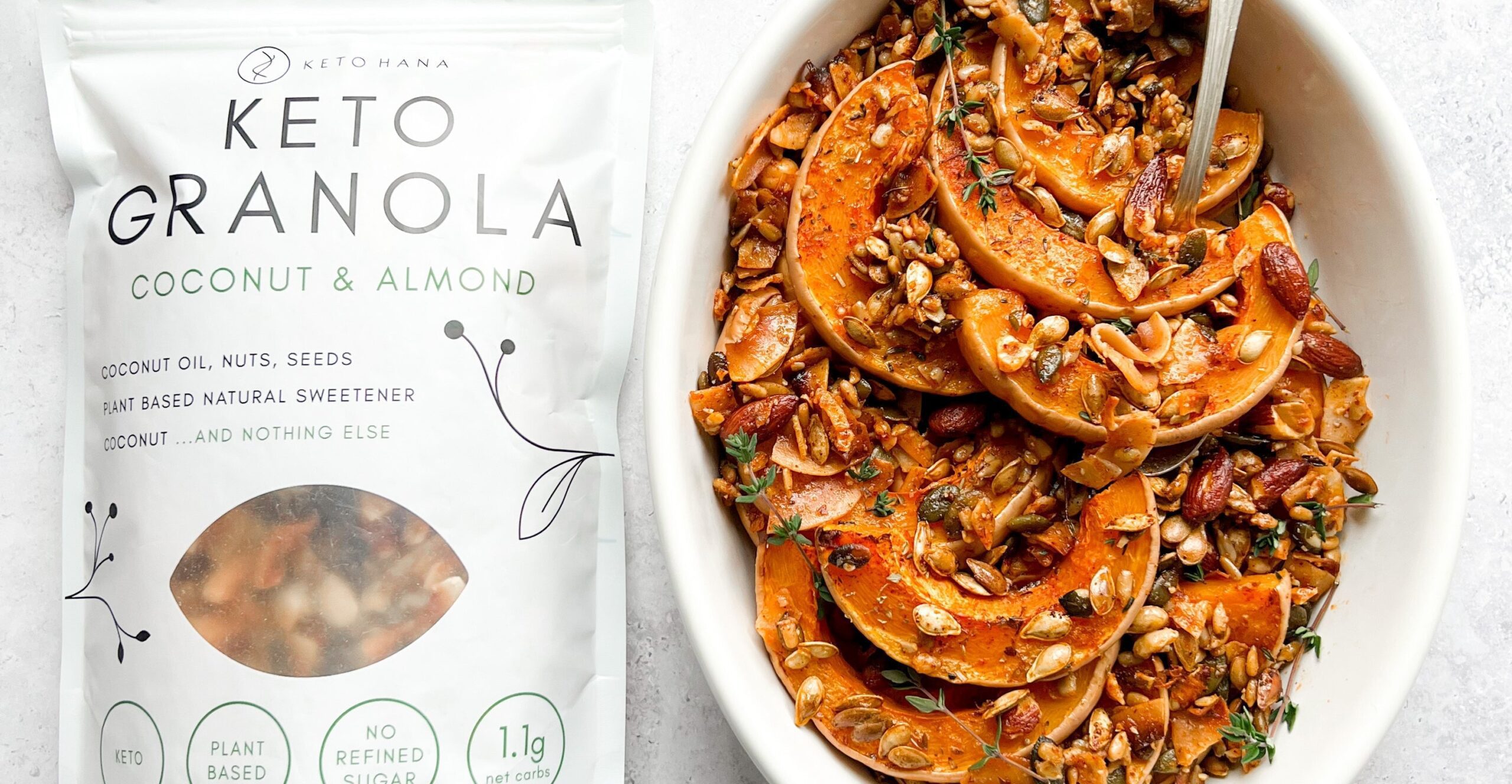 Zero Waste Crunchy Butternut Squash | Ketohana Recipe