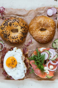 10 breakfast bagel ideas