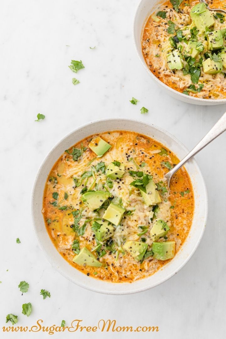 Easy Keto Instant Pot White Chicken Chili Recipe