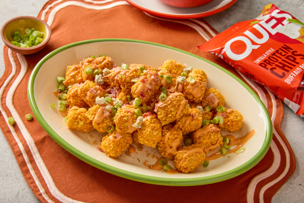 Quest Buffalo Lunch loaded with Cauliflower Tots Recipe