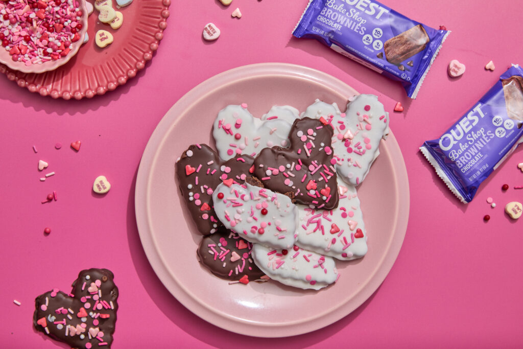 Quest Valentine's Day Chocolate Brownie Hearts Recipe