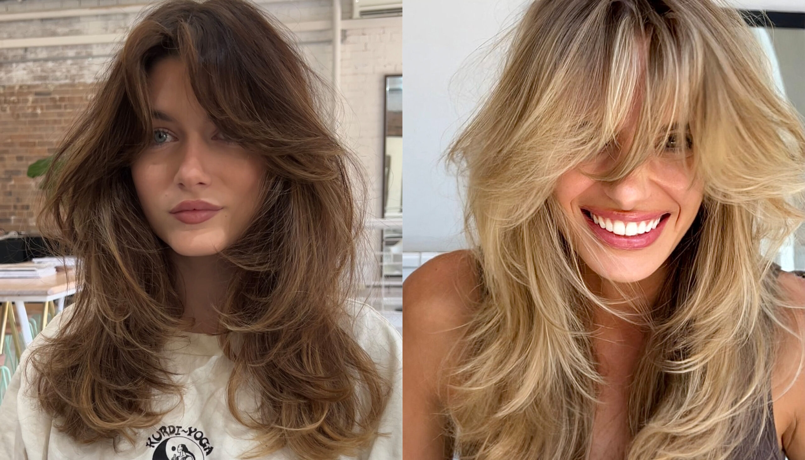 Channel Farah Fawcett takes on feather bangs in 2025