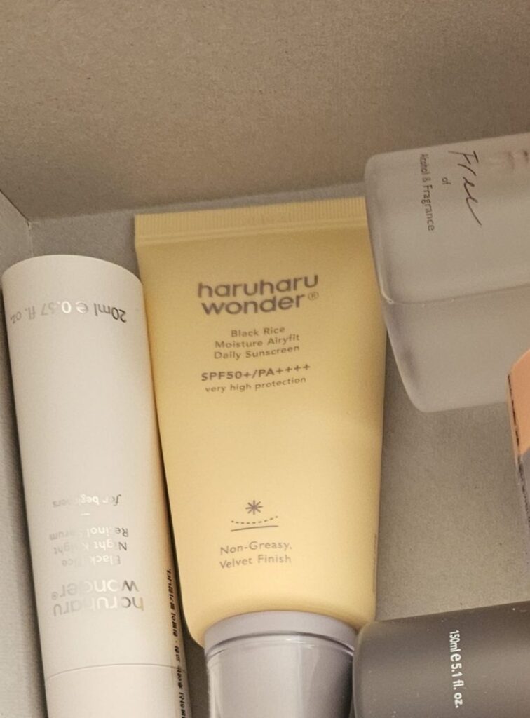 Haruharu Blackrice Moidure AiryFit SPF50