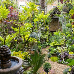 Magical British Garden in a tropical atmosphere