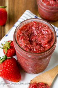 Sugar-Free Low Carb Keto Strawberry Chia Seed Jam