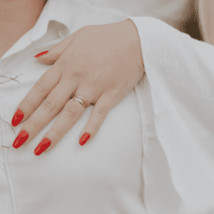 Best Red Manicure for Unconsciousness on your wedding day