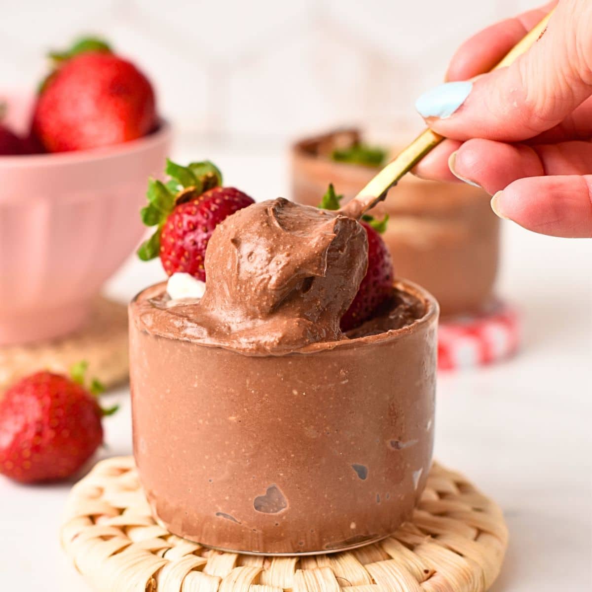 Cottage cheese mousse (3 ingredients, 25g protein)