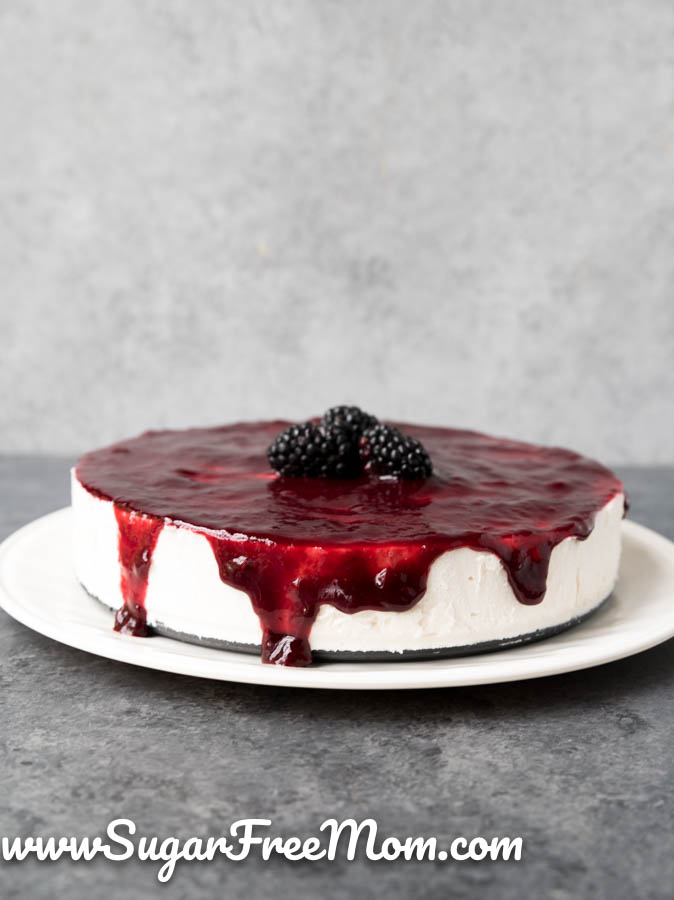 Easy Sugar Free Low Carb Dairy Free Keto Cheesecake