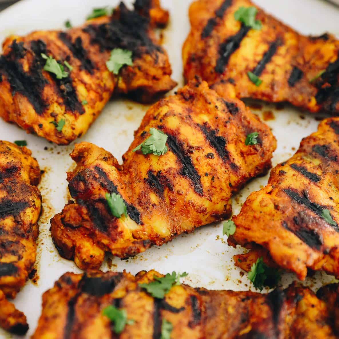 Grilled turmeric chicken