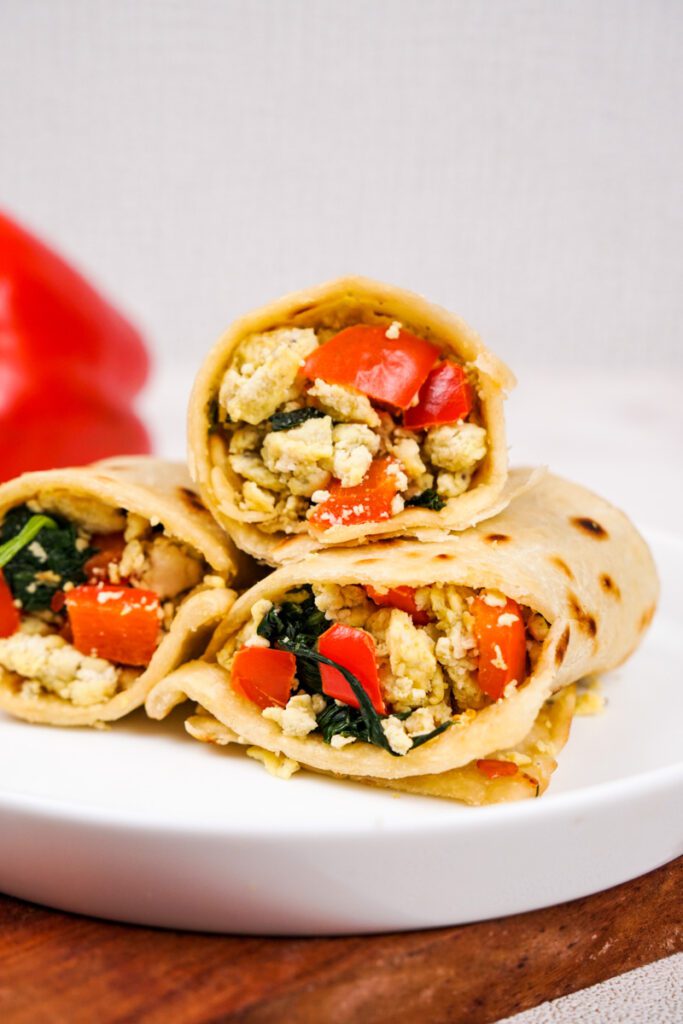 Healthy breakfast burrito recipe