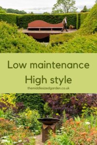 A really good looking low maintenance garden
