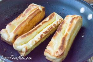 Fluffy gluten-free low carb keto hot dog bread recipe