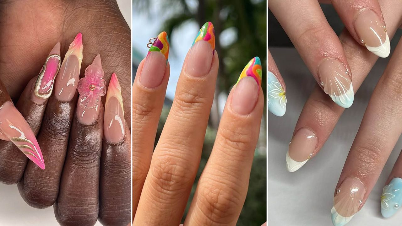 The best nail art trend of the summer screams "The beach is like that"