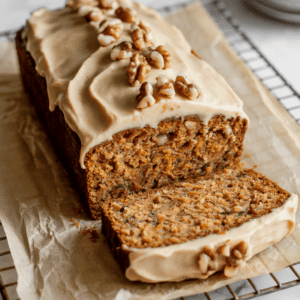 Vegan Almond Fragment Carrot Cake Banana Bread