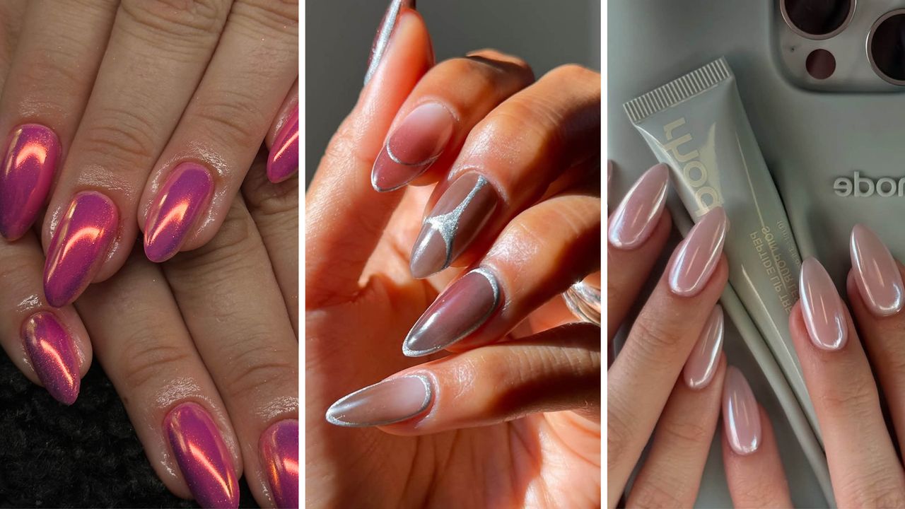 Chrome Nail is the ultimate Y2K beauty trend - see photos