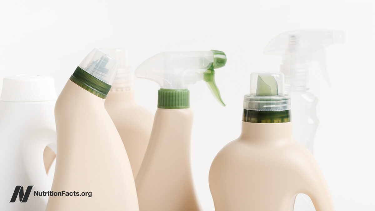 Cleaning products, air fresheners, and lung function