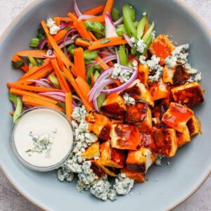 Crispy Buffalo Harumi Salad