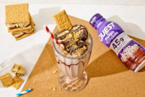 Quest S'mores Chocolate Protein Milkshake Recipe