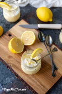 Sugar-Free Low Carb Keto High Protein Lemon Pudding
