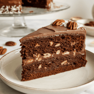 Ultimate Vegan Gluten Free German Chocolate Cake