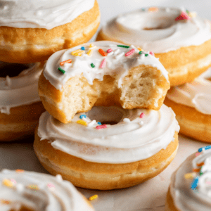 Healthy vanilla cake protein indum (no grains + no added sugar)