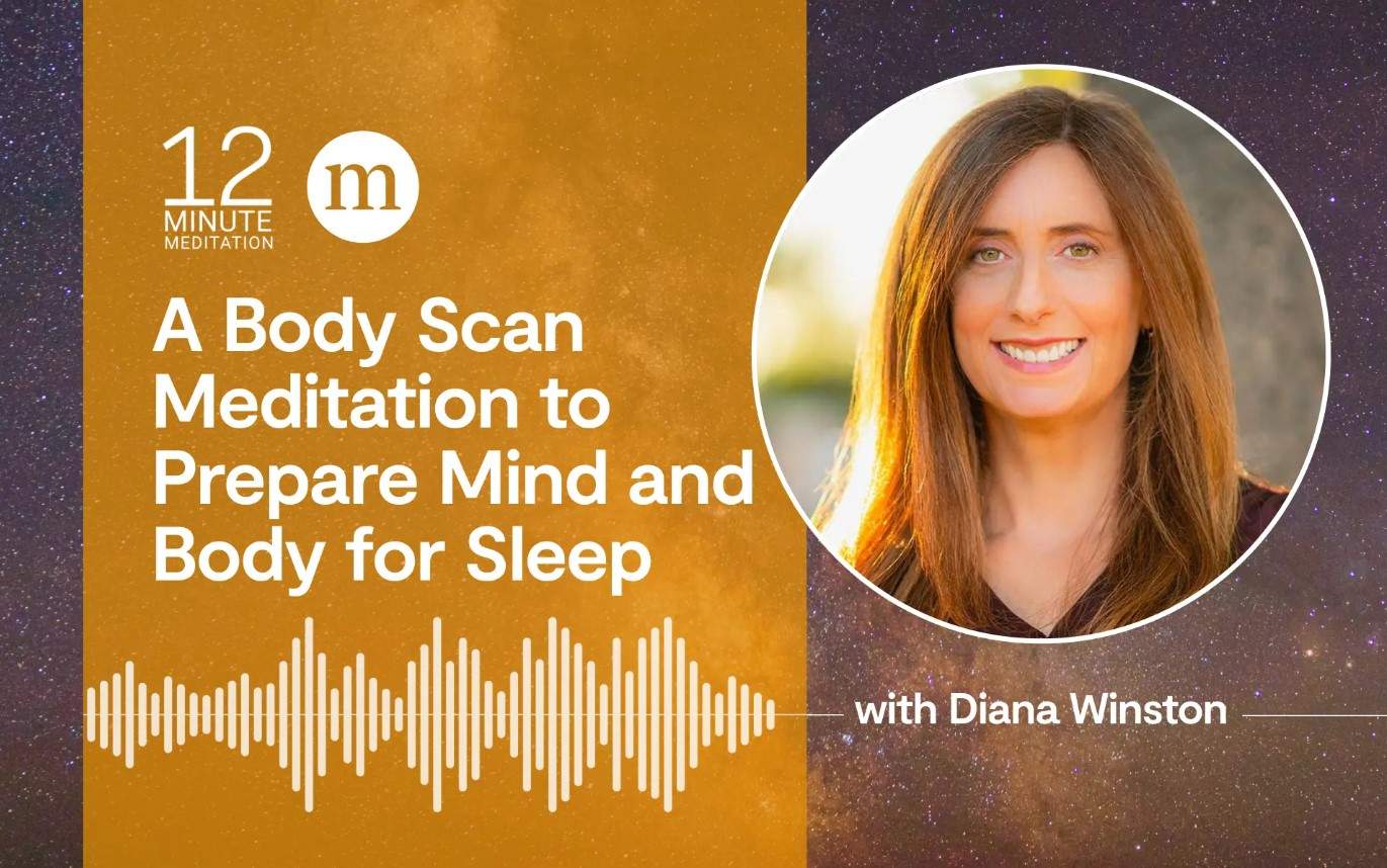 Scan your body meditation to prepare your mind and body for sleep