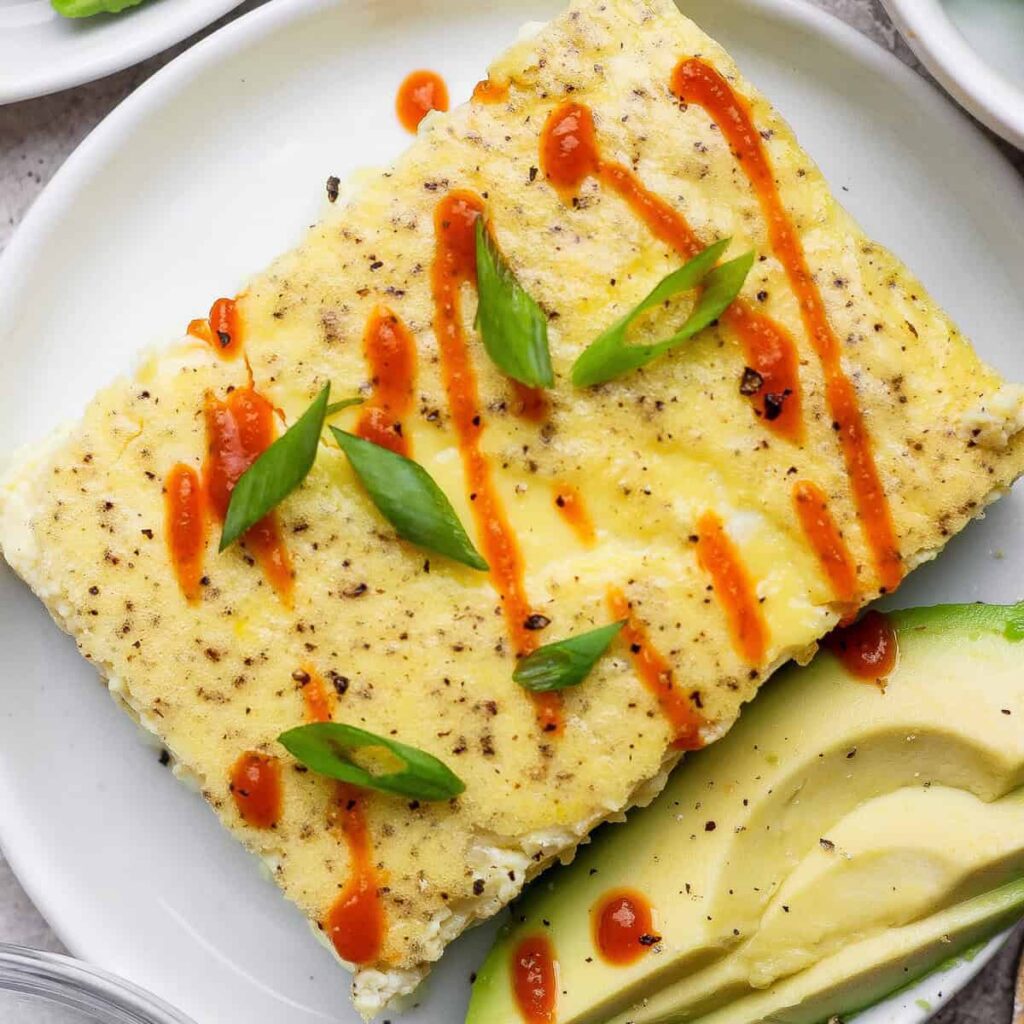 Simple sheet pan scrambled eggs