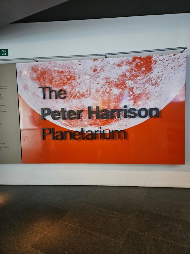 Solo Diary: Peter Harrison Planetarium & Lunch
