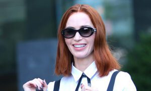 The Great Emily's Blunt Hair Discussion: Platinum or Copper?