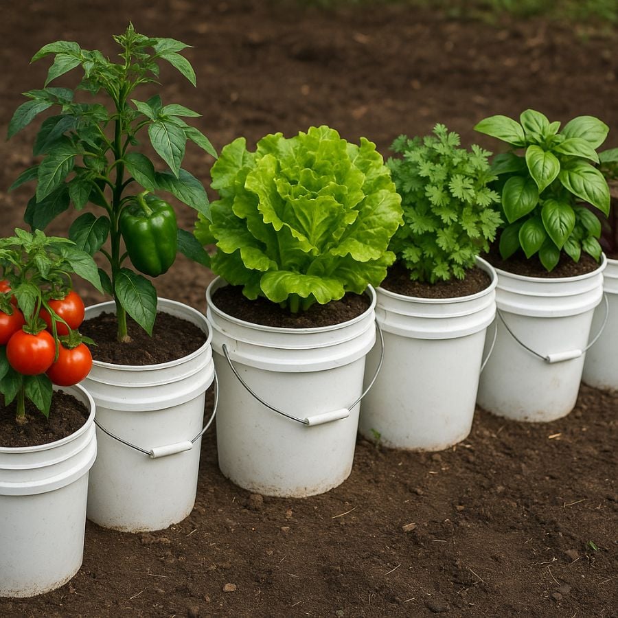 Apartment Gardening Secrets: How 5-gallon Buckets Grow Better Vegetables