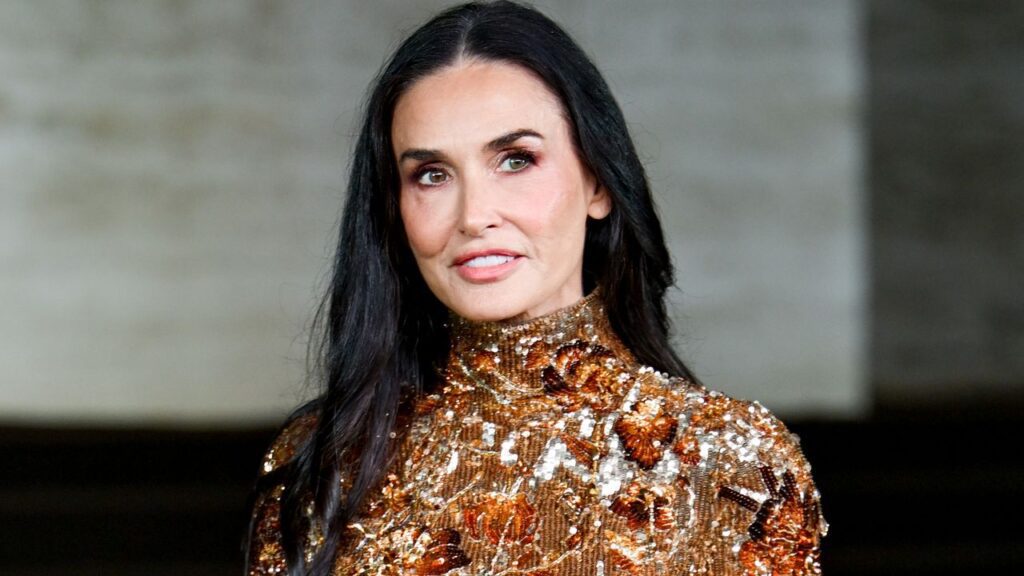 Demi Moore looks very cool with her "Gucci Vans" - see the photo