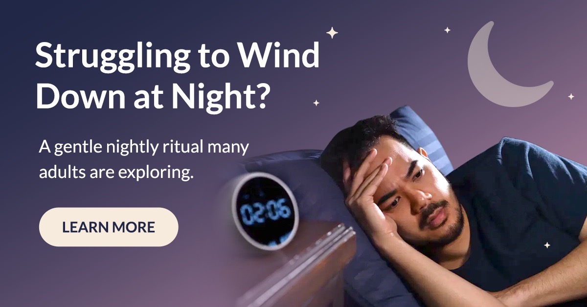 Calm evening ritual visual