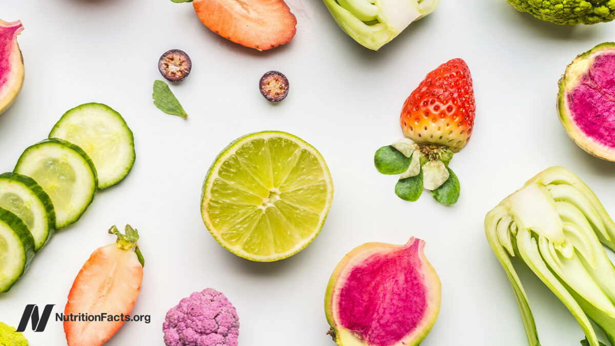 Do fruits and vegetables enhance our mood?